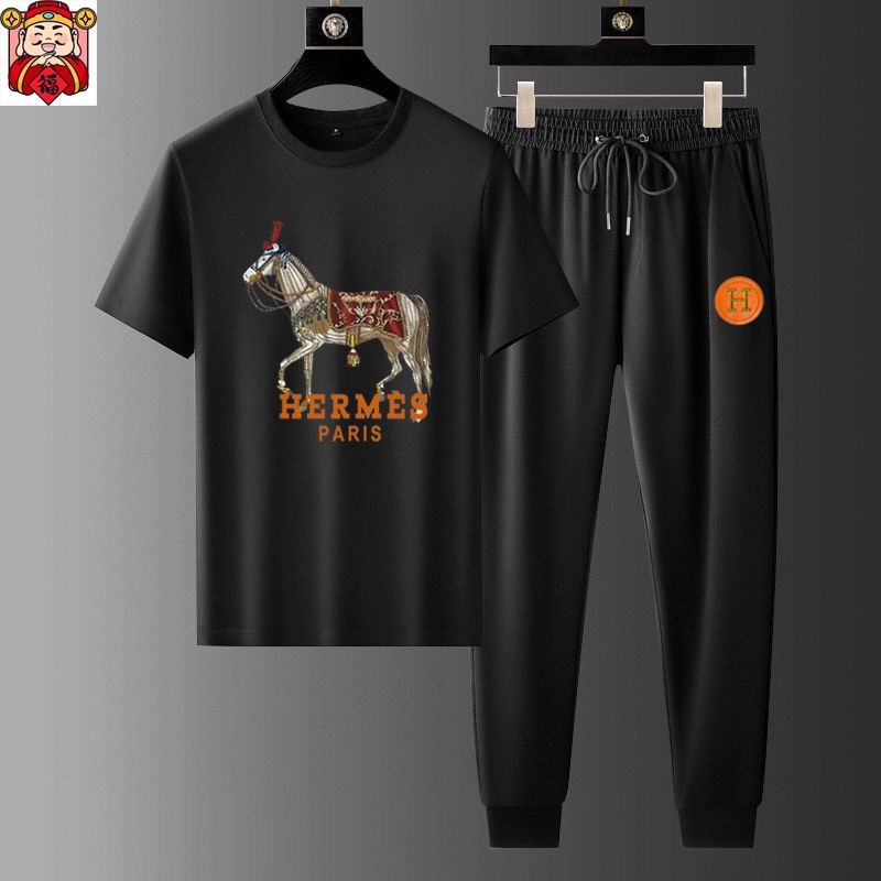 Wholesale High-quality Cheap Hermes Short Sleeve Replica Designer Tracksuits for sale