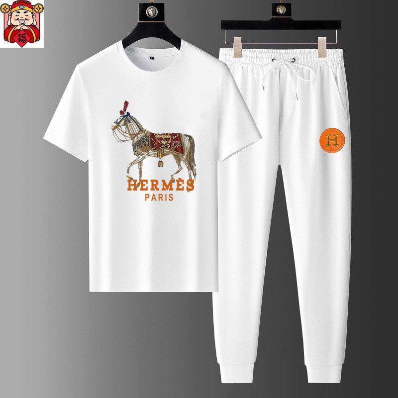 Wholesale High-quality Cheap Hermes Short Sleeve Replica Designer Tracksuits for sale