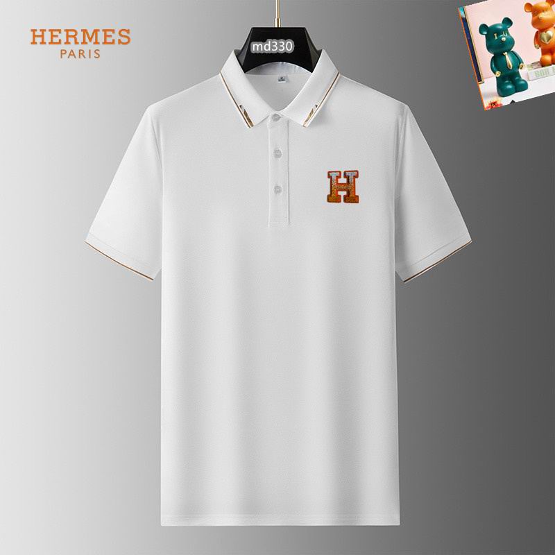 Wholesale High-quality Hermes Short Sleeve Lapel Replica Designer T Shirts for sale