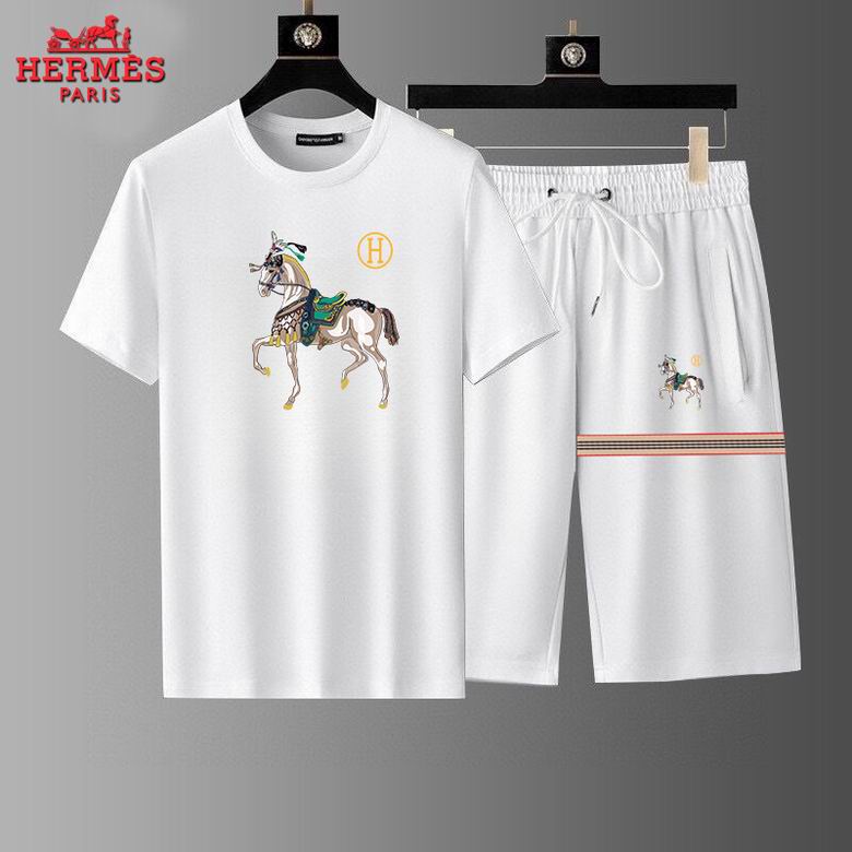 Wholesale High-quality Brands H.ermes Short Sleeve Designer Replica Tracksuits for sale