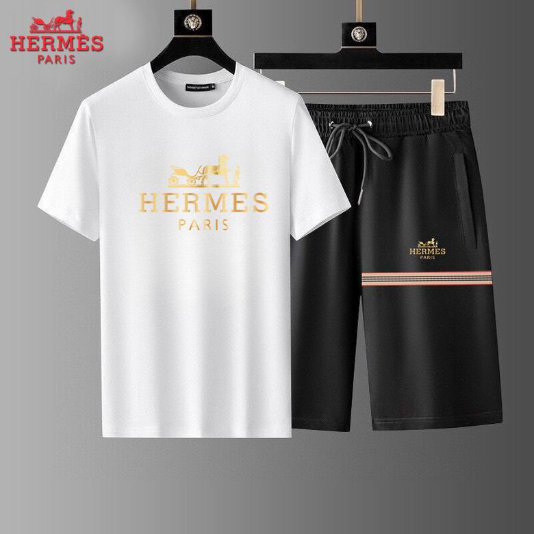 Wholesale High-quality Brands H.ermes Short Sleeve Designer Replica Tracksuits for sale