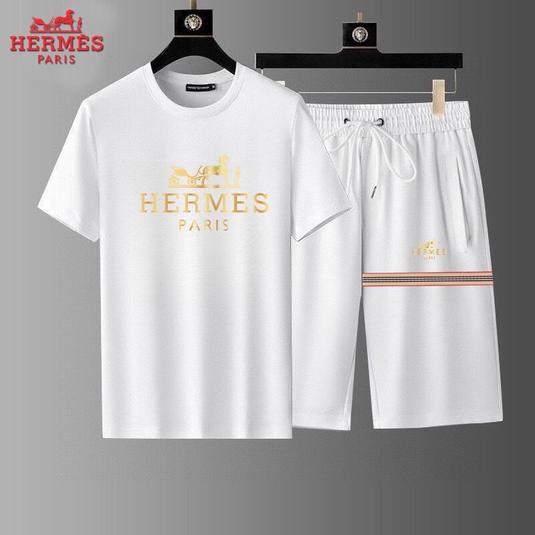 Wholesale High-quality Brands H.ermes Short Sleeve Designer Replica Tracksuits for sale