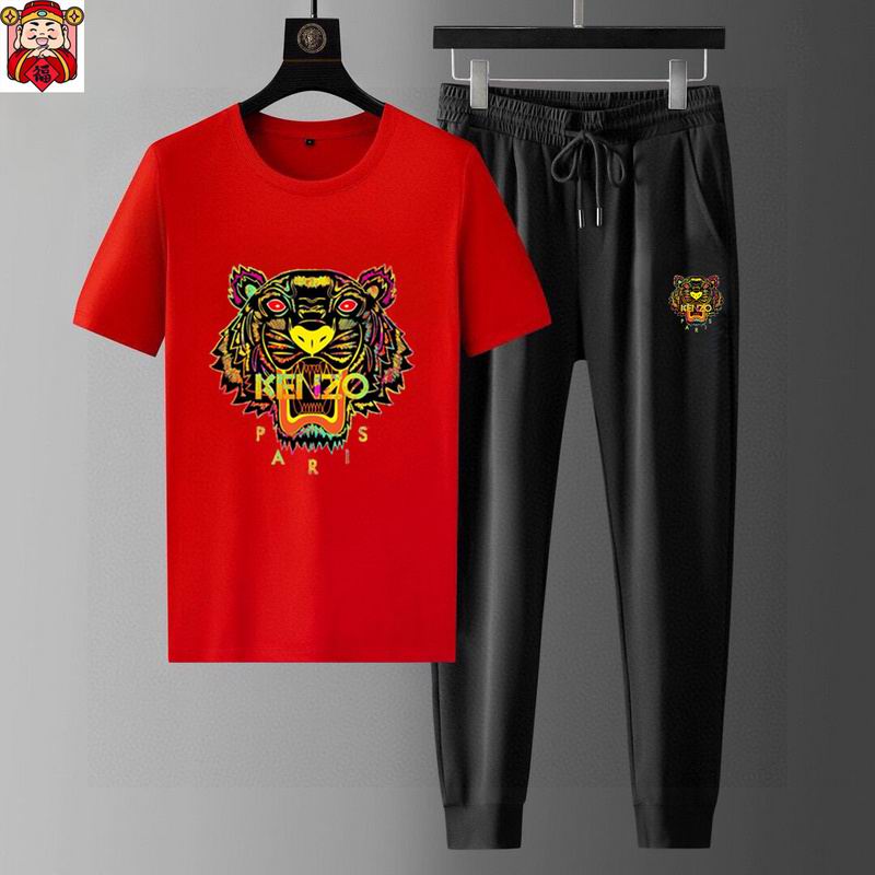 Wholesale High-quality Cheap Kenzo Short Sleeve Replica Designer Tracksuits for sale