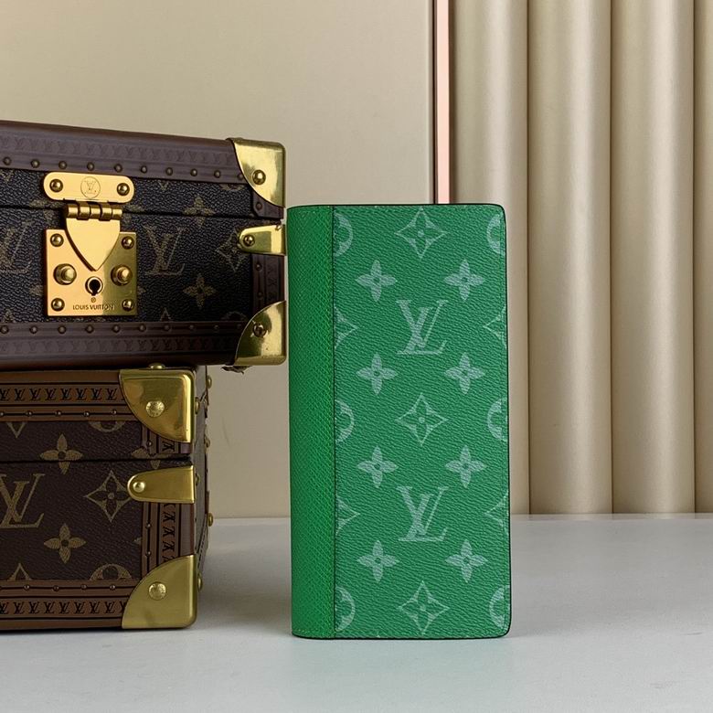 Wholesale Cheap AAA Louis Vuitton Brazza Monogram Canvas Coin Card Holder Wallets for Sale