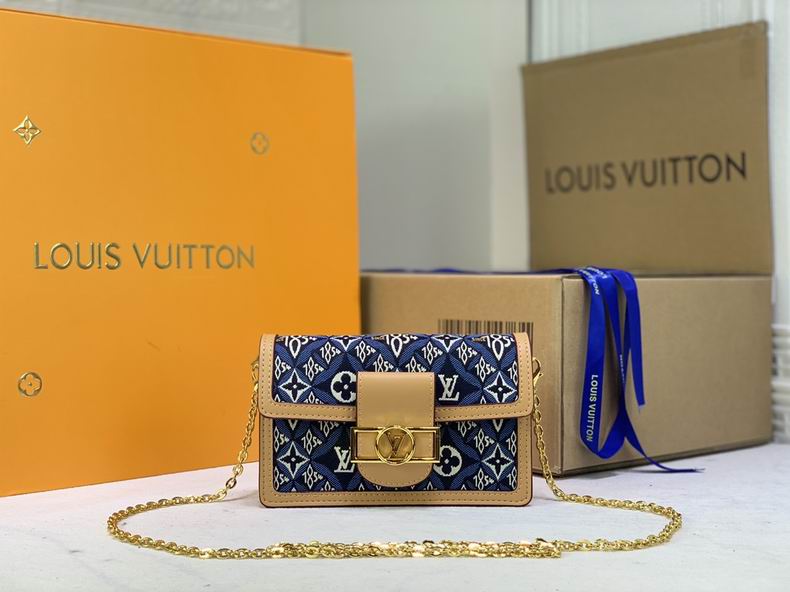 Wholesale Cheap Louis Vuitton Since 1854 Dauphine Chain Wallet bags for Sale