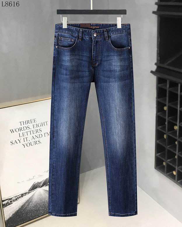Wholesale Cheap LV mens Long Jeans for Sale