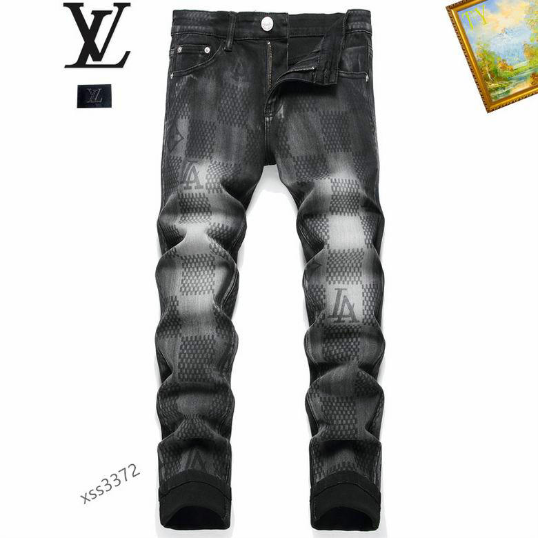 Wholesale Cheap replica Louis Vuitton Designer Jeans men for Sale