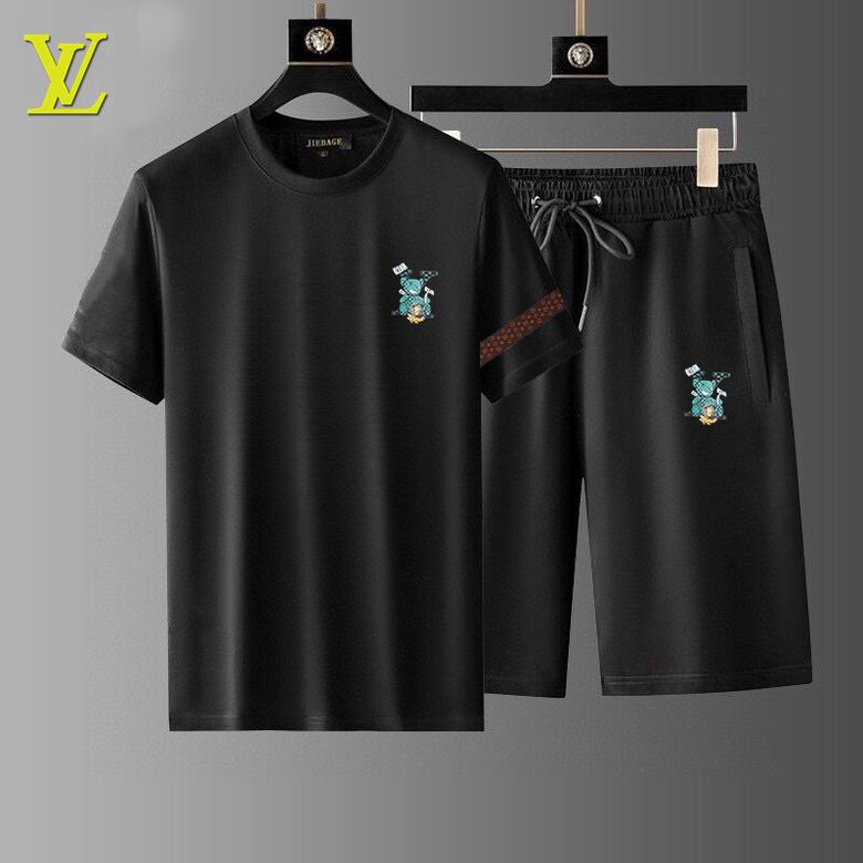 Wholesale High-quality Cheap LV Short Sleeve Designer Tracksuits for sale
