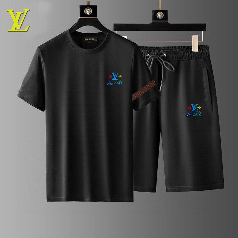 Wholesale High-quality Cheap LV Short Sleeve Designer Tracksuits for sale