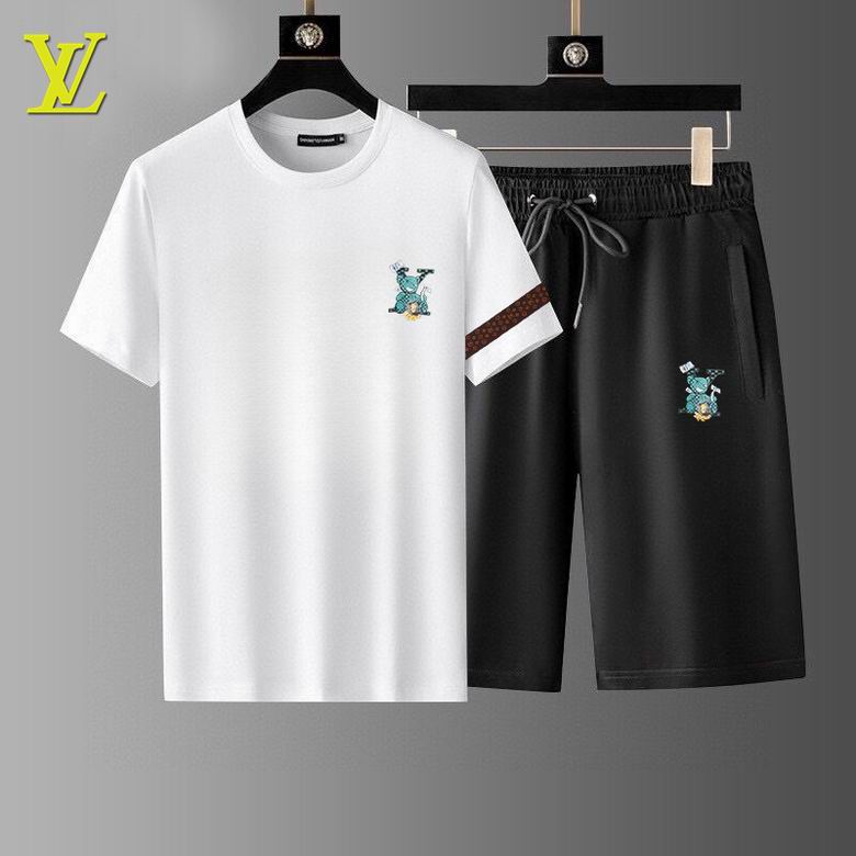 Wholesale High-quality Cheap LV Short Sleeve Designer Tracksuits for sale