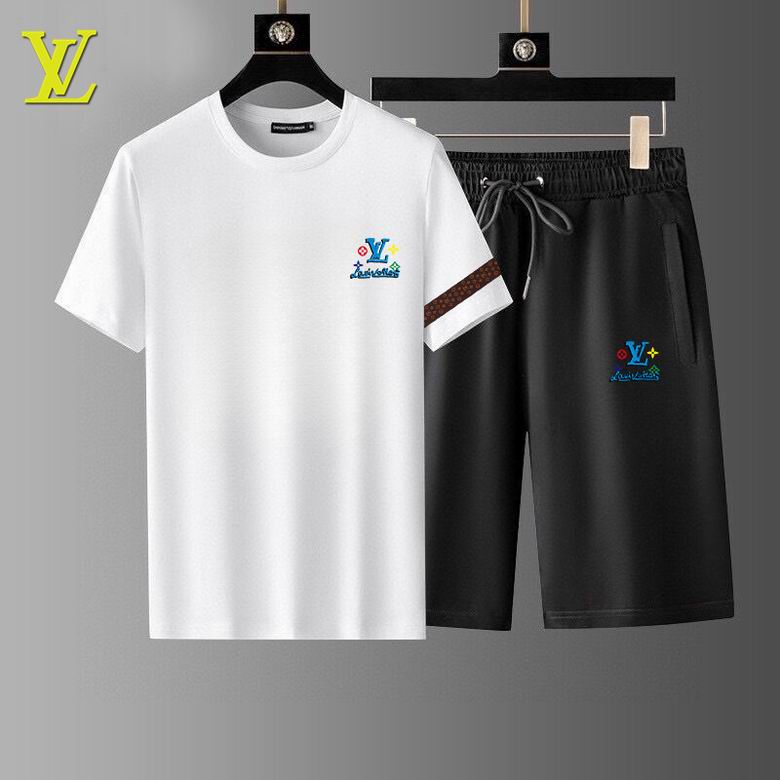 Wholesale High-quality Cheap LV Short Sleeve Designer Tracksuits for sale