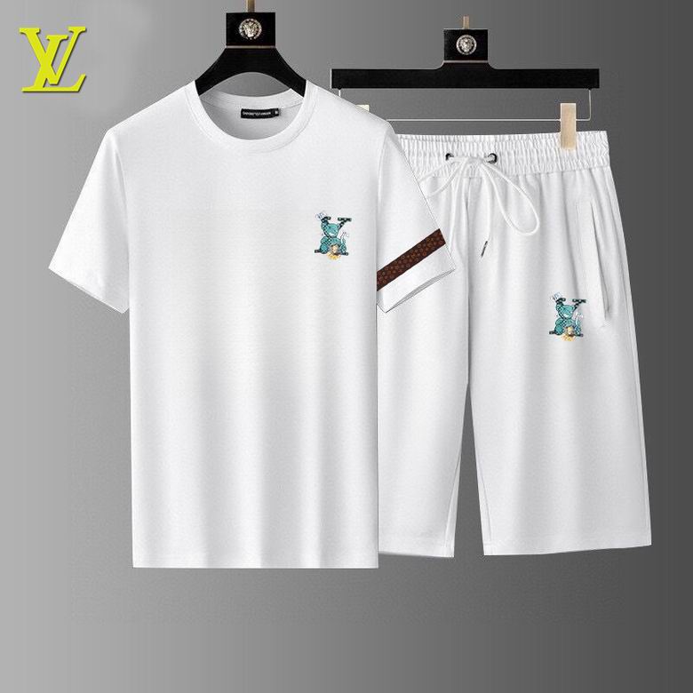 Wholesale High-quality Cheap LV Short Sleeve Designer Tracksuits for sale