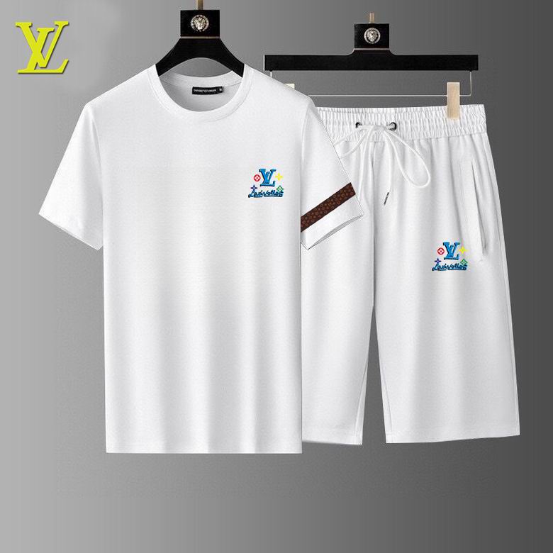 Wholesale High-quality Cheap LV Short Sleeve Designer Tracksuits for sale