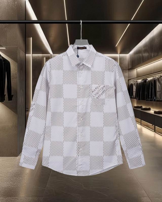Wholesale High-quality Cheap Louis Vuitton Long Sleeve Designer Shirts for sale