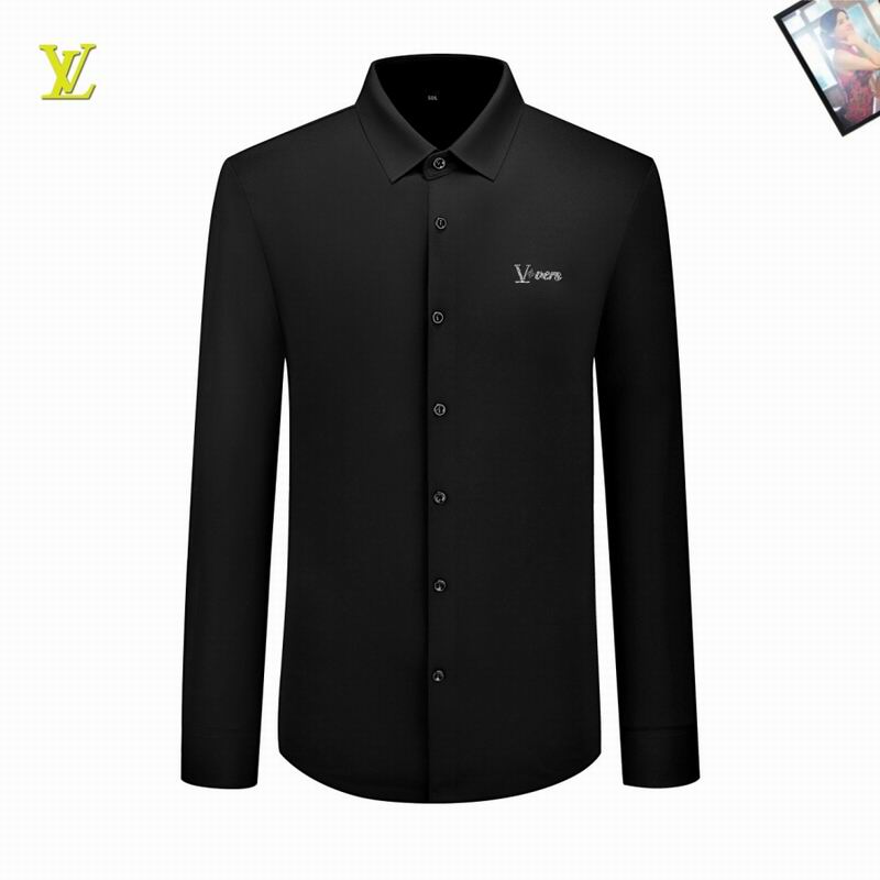 Wholesale High-quality Cheap LV Men's Long Sleeve Replica Designer Shirts for sale