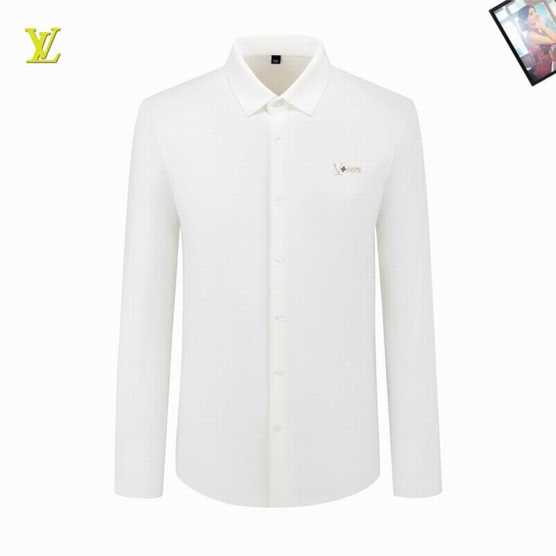 Wholesale High-quality Cheap LV Men's Long Sleeve Replica Designer Shirts for sale