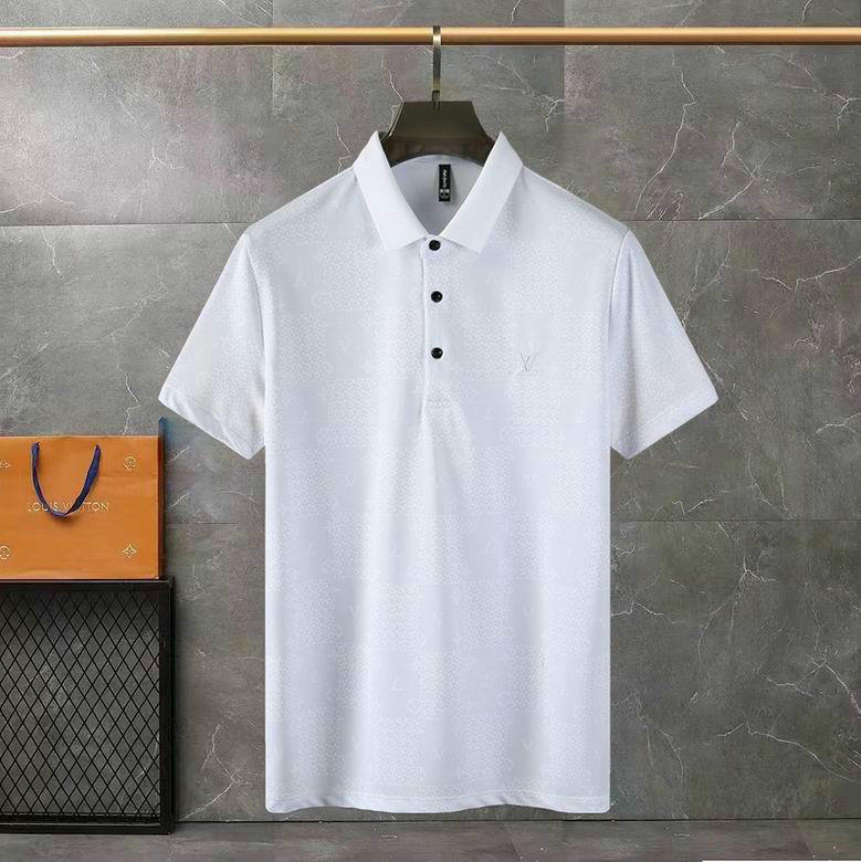 Wholesale Cheap Replica Louis Vuitton Short Sleeve Lapel T Shirts for Sale