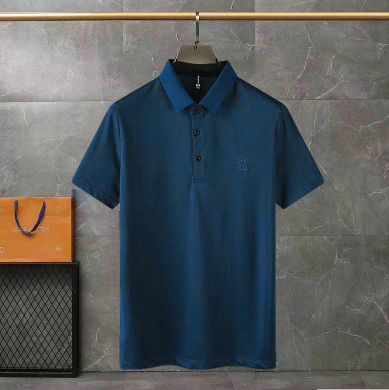 Wholesale Cheap Replica Louis Vuitton Short Sleeve Lapel T Shirts for Sale