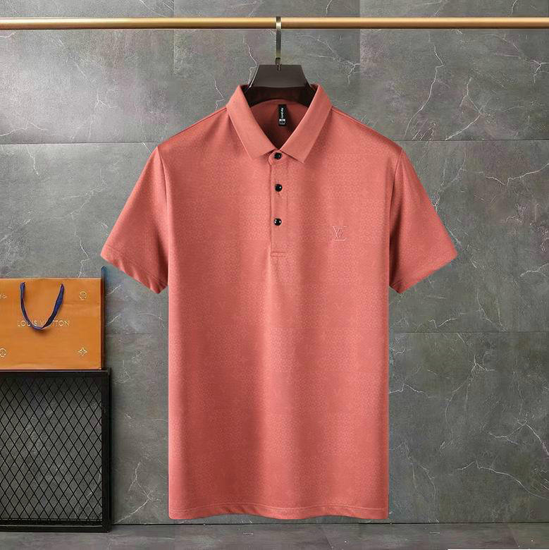 Wholesale Cheap Replica Louis Vuitton Short Sleeve Lapel T Shirts for Sale