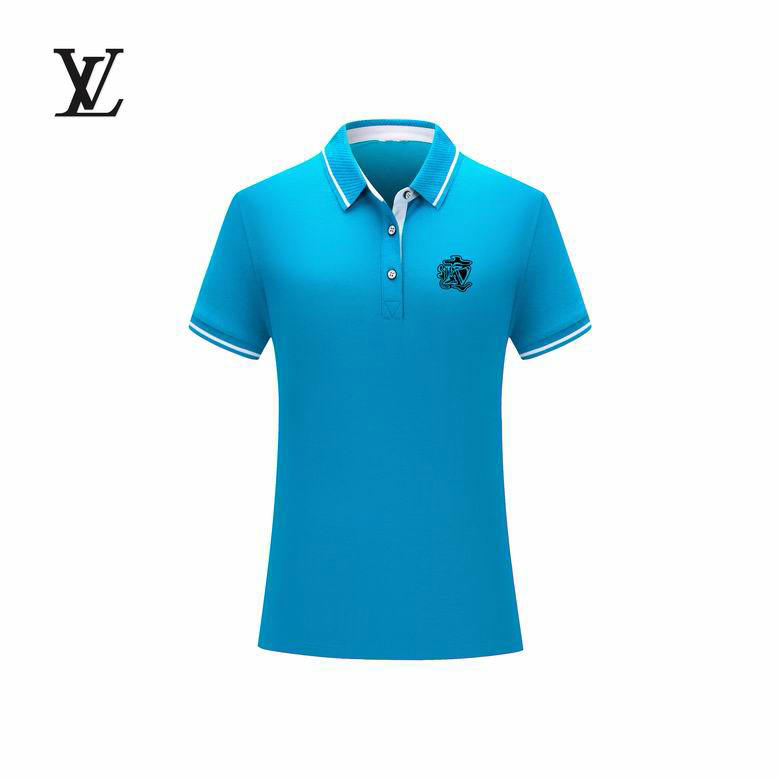 Wholesale Cheap Replica Louis Vuitton Short Sleeve Lapel T Shirts for Sale