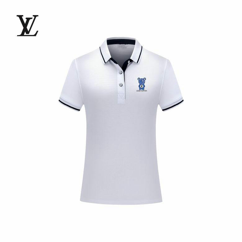 Wholesale Cheap Replica Louis Vuitton Short Sleeve Lapel T Shirts for Sale