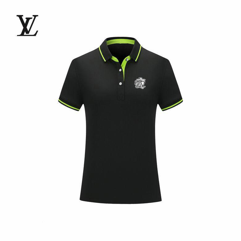 Wholesale Cheap Replica Louis Vuitton Short Sleeve Lapel T Shirts for Sale