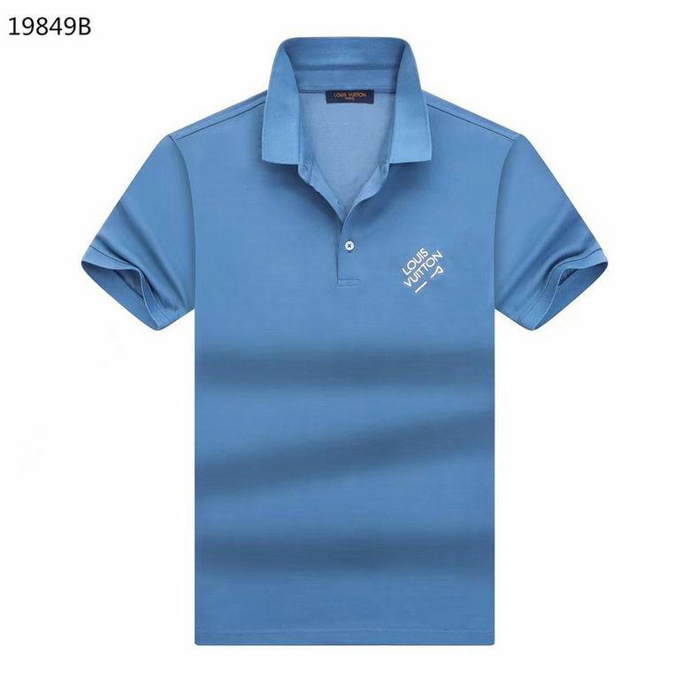 Wholesale Cheap Replica Louis Vuitton Short Sleeve Lapel T Shirts for Sale