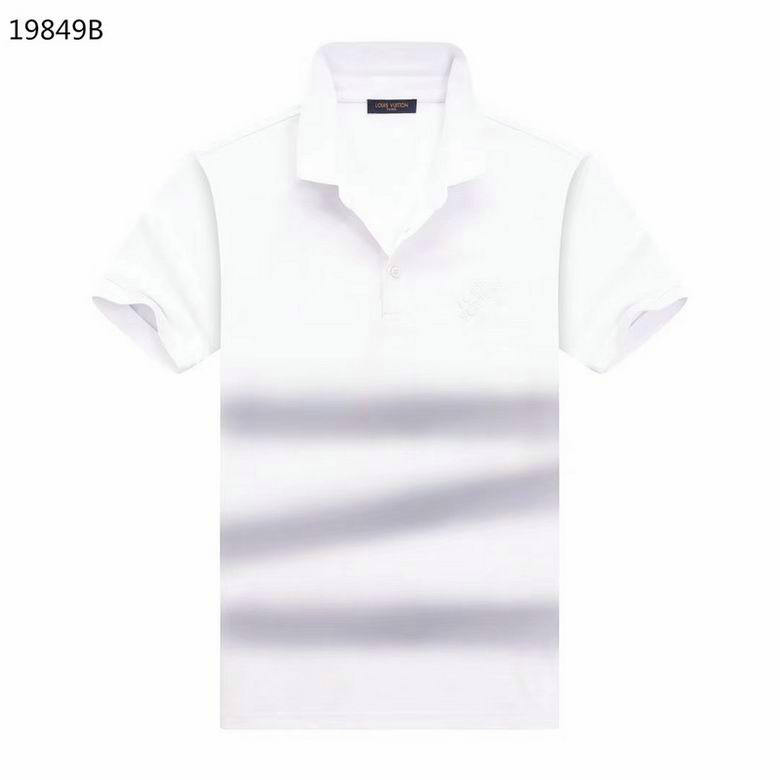Wholesale Cheap Replica Louis Vuitton Short Sleeve Lapel T Shirts for Sale