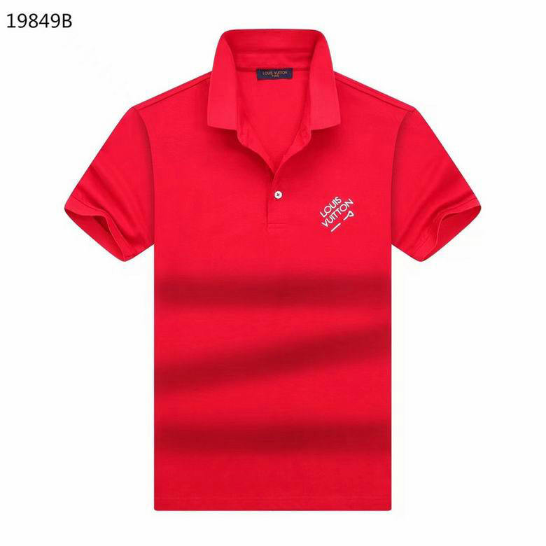 Wholesale Cheap Replica Louis Vuitton Short Sleeve Lapel T Shirts for Sale