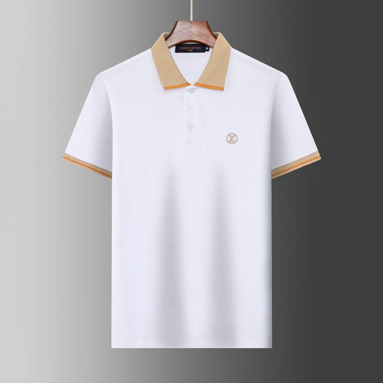 Wholesale Cheap Replica Louis Vuitton Short Sleeve Lapel T Shirts for Sale