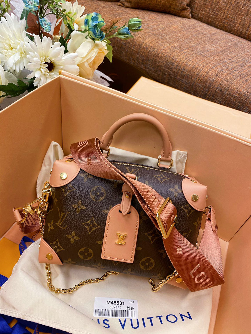 Wholesale Cheap Louis Vuitton Petite Malle Souple Monogram Shoulder bags for Sale