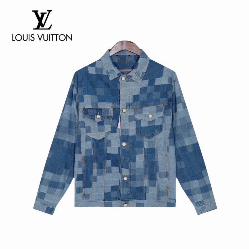 Wholesale High-quality LV Fashion Replica Designer Denim Jackets for sale
