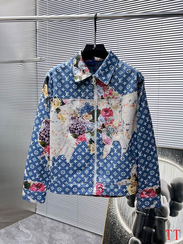 Wholesale High-quality Fashion LV Replica Designer Denim Jackets for sale