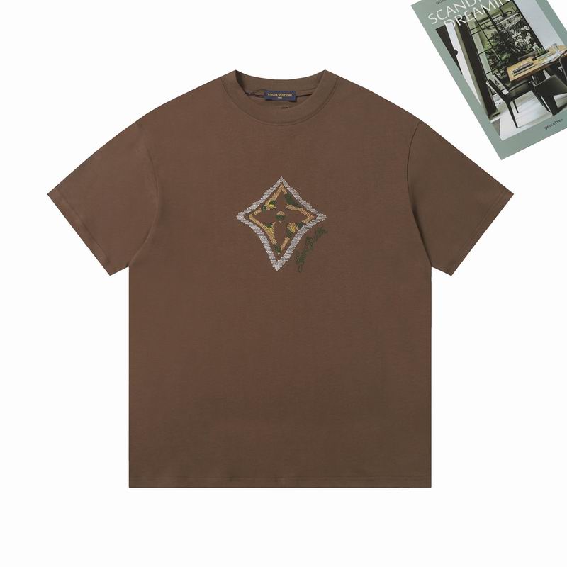 Wholesale High-quality Cheap LV Men's Short Sleeve Replica Designer T Shirts for sale