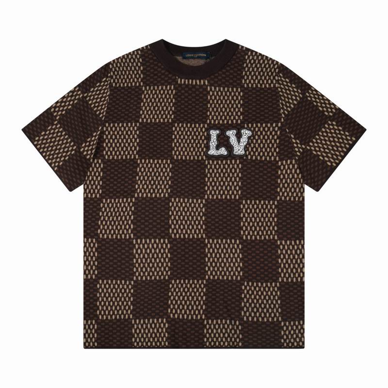 Wholesale High-quality Cheap LV Men's Short Sleeve Replica Designer T Shirts for sale