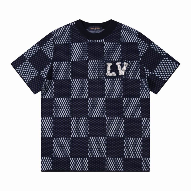 Wholesale High-quality Cheap LV Men's Short Sleeve Replica Designer T Shirts for sale