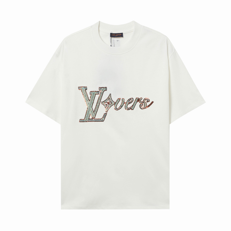 Wholesale High-quality Cheap LV Short Sleeve Replica Designer T Shirts for sale