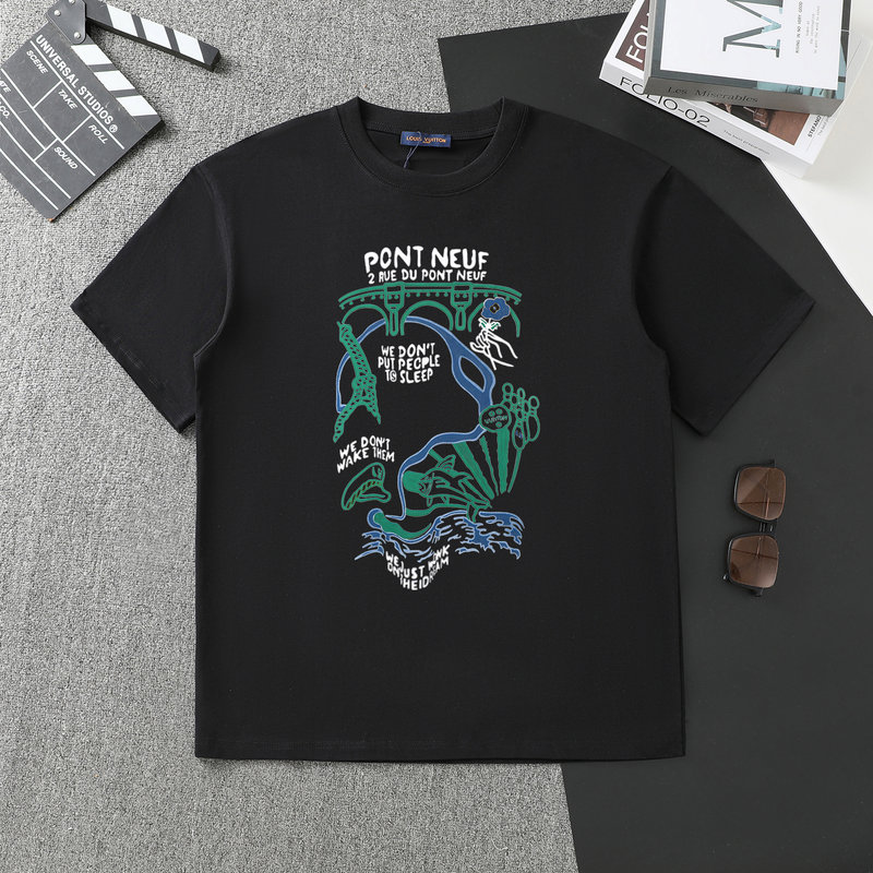 Wholesale Cheap High Quality women L.ouis Vuitton Replica Designer T shirts for Sale
