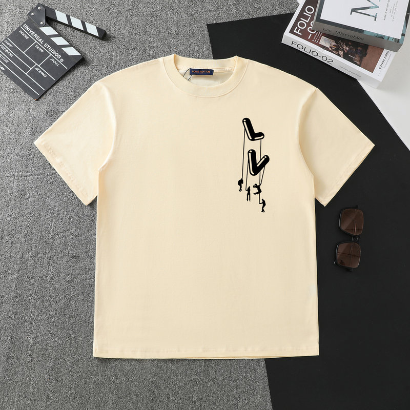 Wholesale Cheap High Quality women L.ouis Vuitton Replica Designer T shirts for Sale