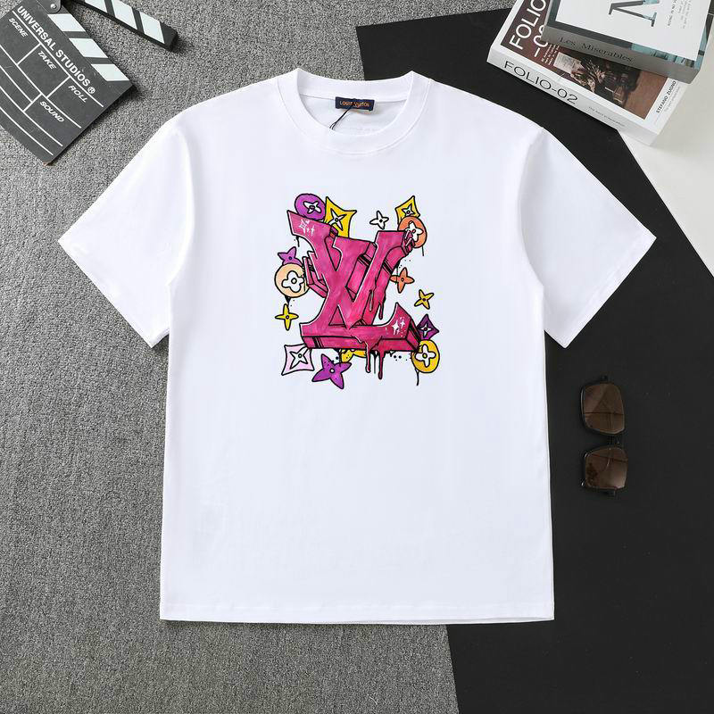 Wholesale Cheap High Quality women L.ouis Vuitton Replica Designer T shirts for Sale