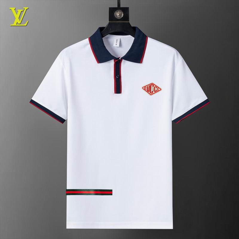 Wholesale High-quality Cheap LV Short Sleeve Lapel Replica Designer T Shirts for sale