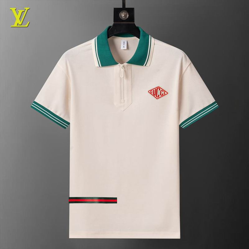 Wholesale High-quality Cheap LV Short Sleeve Lapel Replica Designer T Shirts for sale