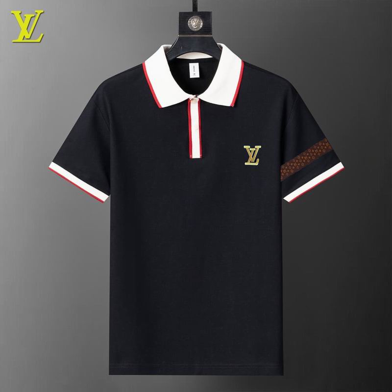 Wholesale High-quality Cheap LV Short Sleeve Lapel Replica Designer T Shirts for sale