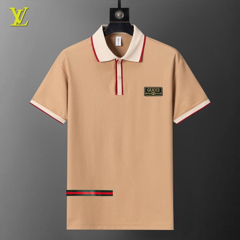 Wholesale High-quality Cheap LV Short Sleeve Lapel Replica Designer T Shirts for sale