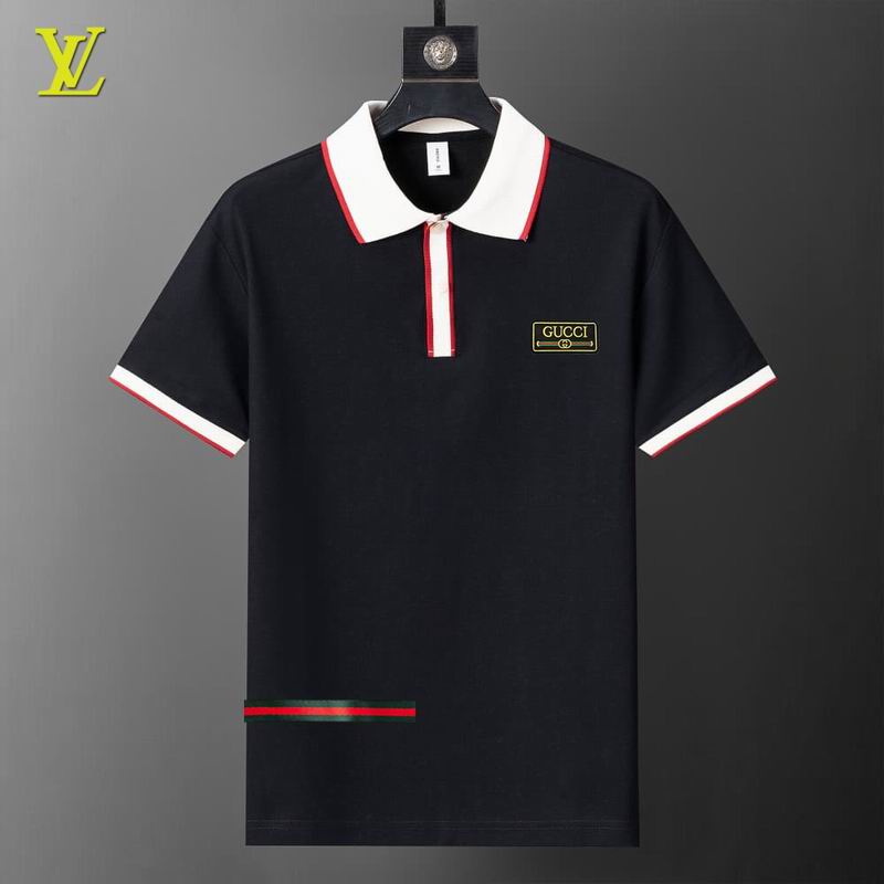 Wholesale High-quality Cheap LV Short Sleeve Lapel Replica Designer T Shirts for sale
