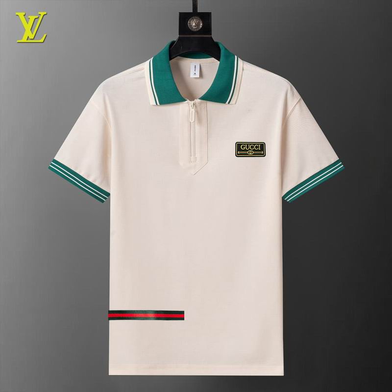 Wholesale High-quality Cheap LV Short Sleeve Lapel Replica Designer T Shirts for sale