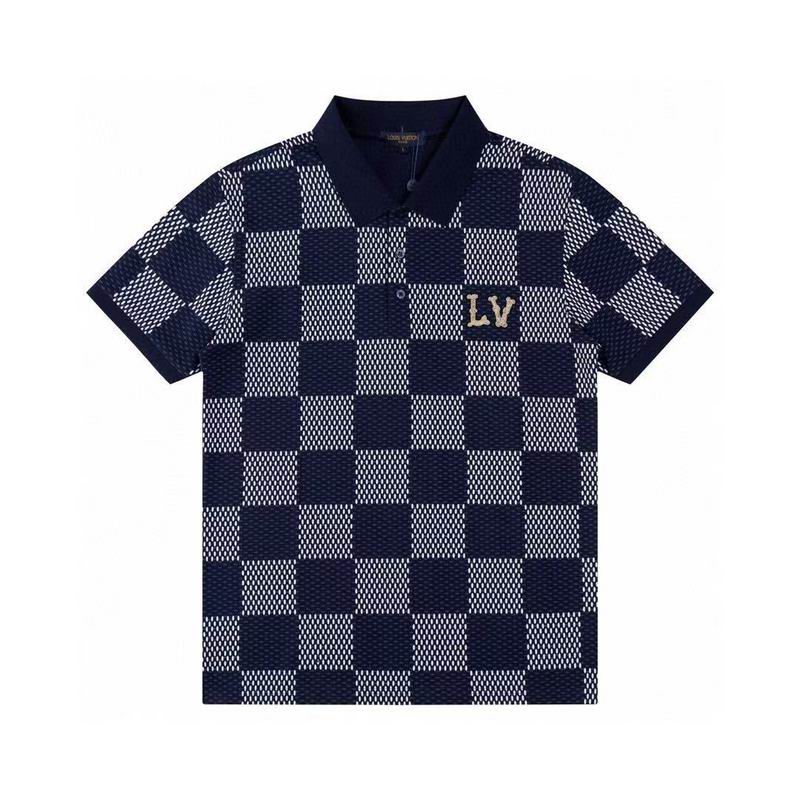 Wholesale High-quality Cheap LV Short Sleeve Lapel Replica Designer T Shirts for sale