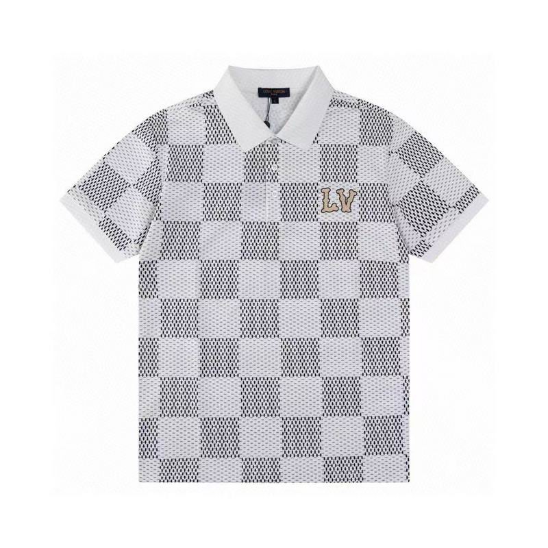 Wholesale High-quality Cheap LV Short Sleeve Lapel Replica Designer T Shirts for sale