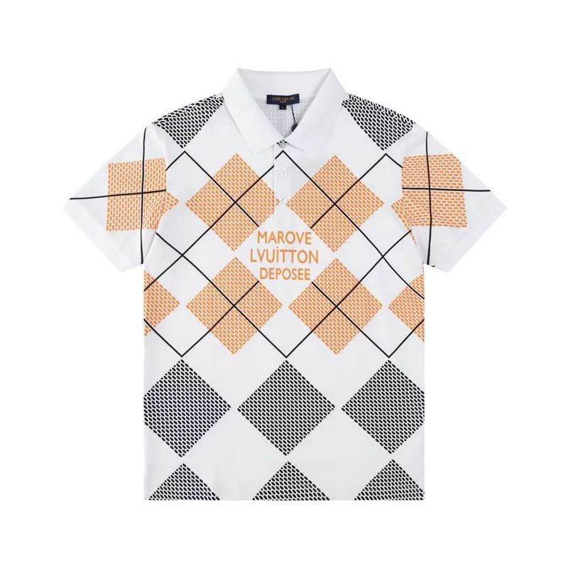 Wholesale High-quality Cheap LV Short Sleeve Lapel polo Replica Designer T Shirts for sale