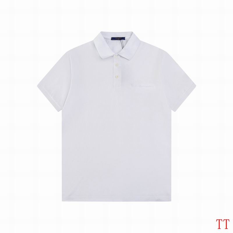 Wholesale High-quality Cheap LV Short Sleeve Lapel Replica Designer T Shirts for sale